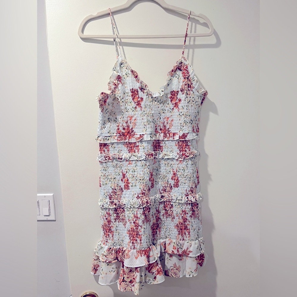 Zara Smocked Mini Dress